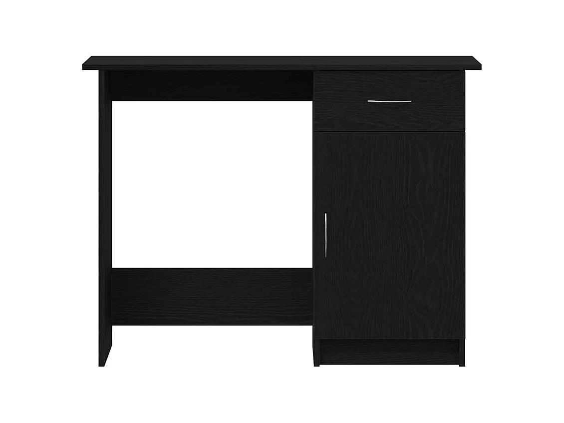 Bureau Chêne noir 100 x 50 x 76 cm Bois d'ingénierie