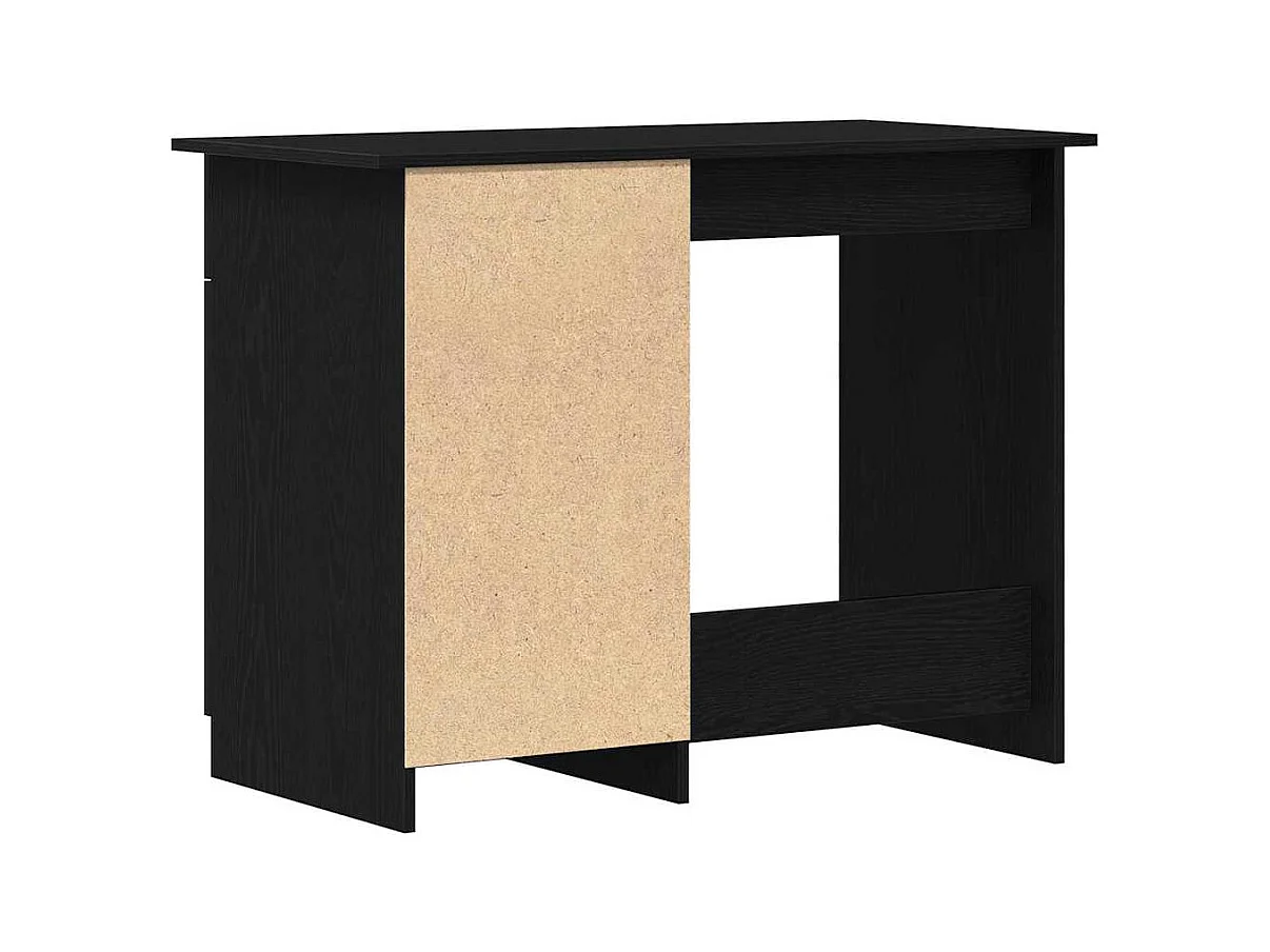 Bureau Chêne noir 100 x 50 x 76 cm Bois d'ingénierie