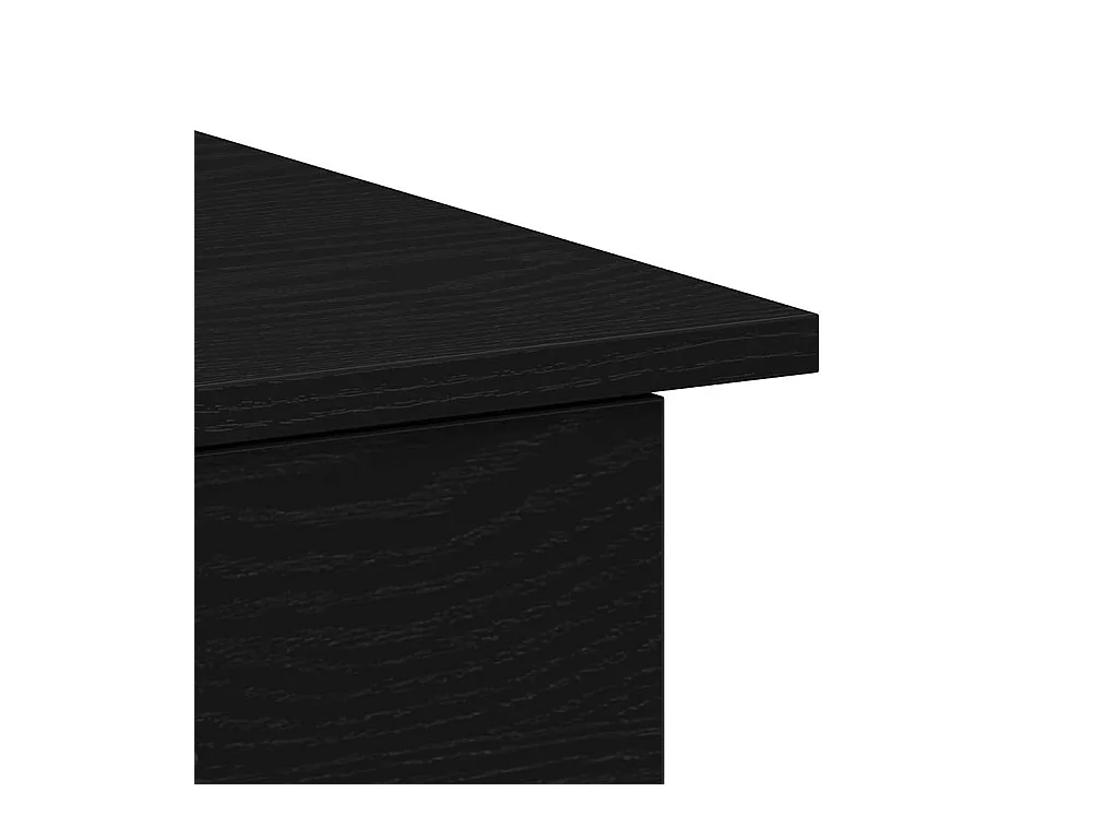 Bureau Chêne noir 100 x 50 x 76 cm Bois d'ingénierie