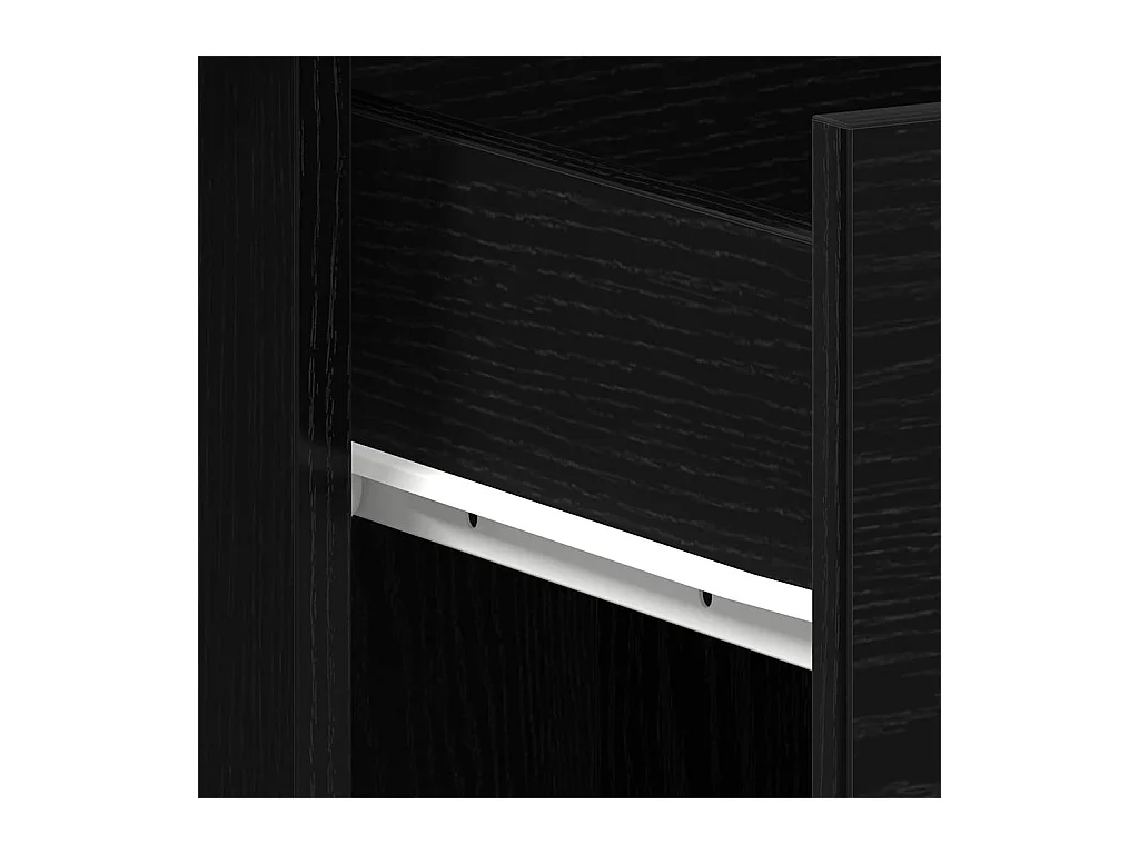 Bureau Chêne noir 100 x 50 x 76 cm Bois d'ingénierie