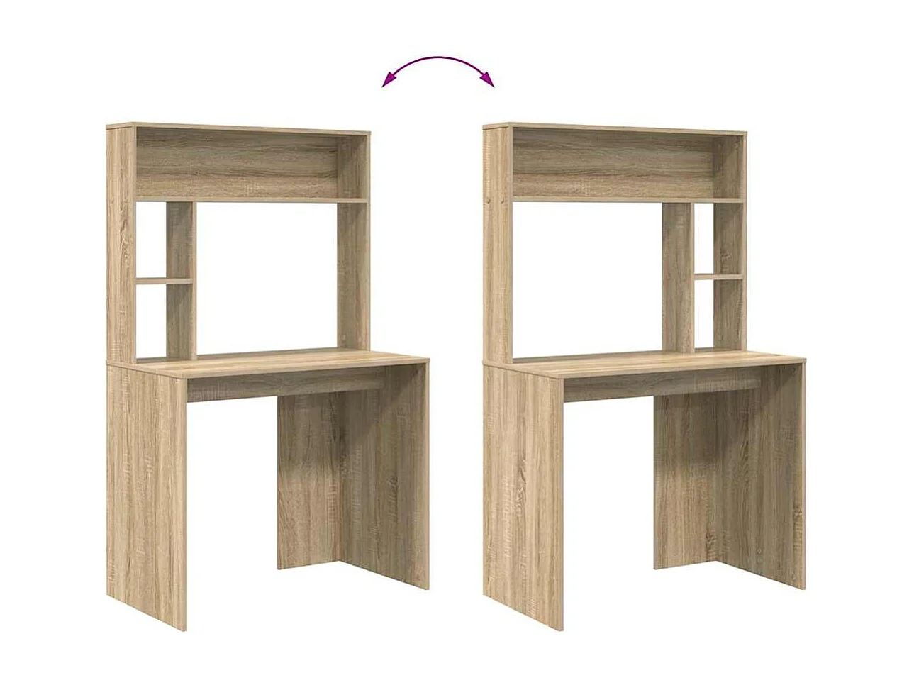 Bureau Chêne sonoma 91 x 50 x 149 cm Bois d'ingénierie