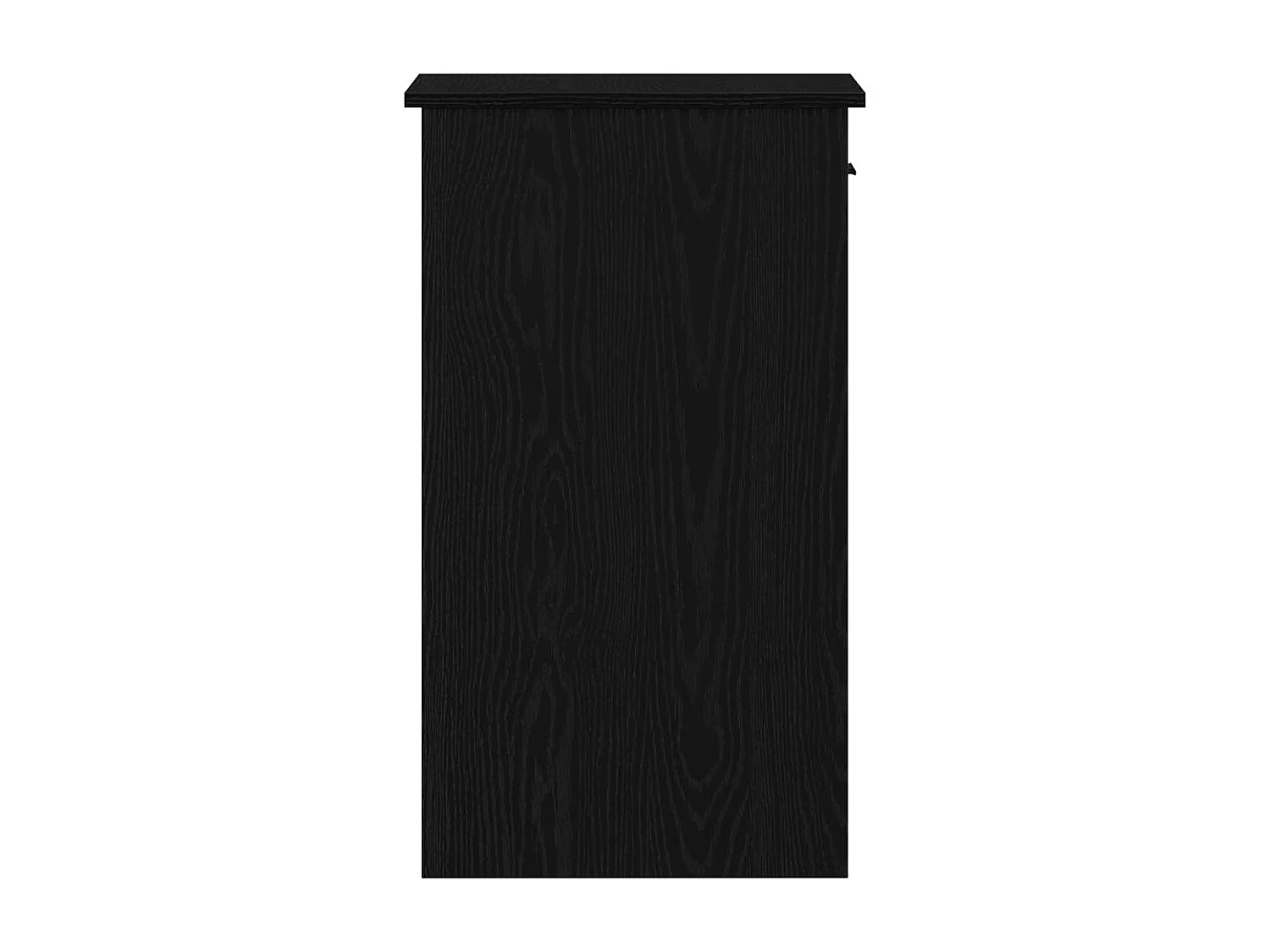 Support de tour d'ordinateur avec tiroir noir 35x45x77 cm