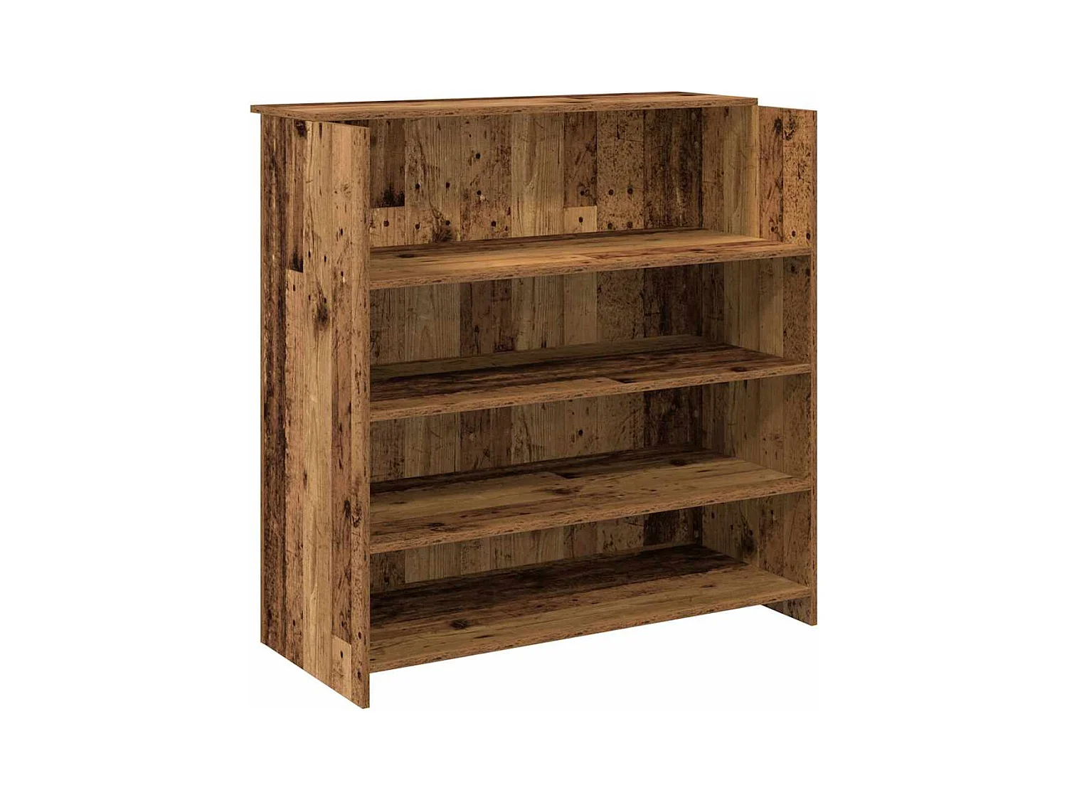 Bureau de réception vieux bois 100x50x103,5cm bois d'ingénierie