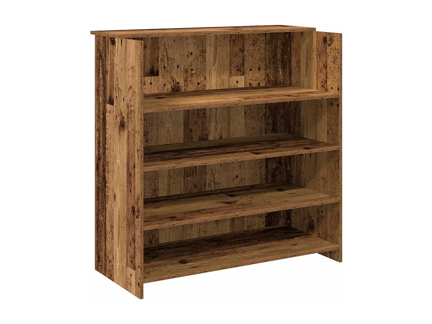 Bureau de réception vieux bois 100x50x103,5cm bois d'ingénierie