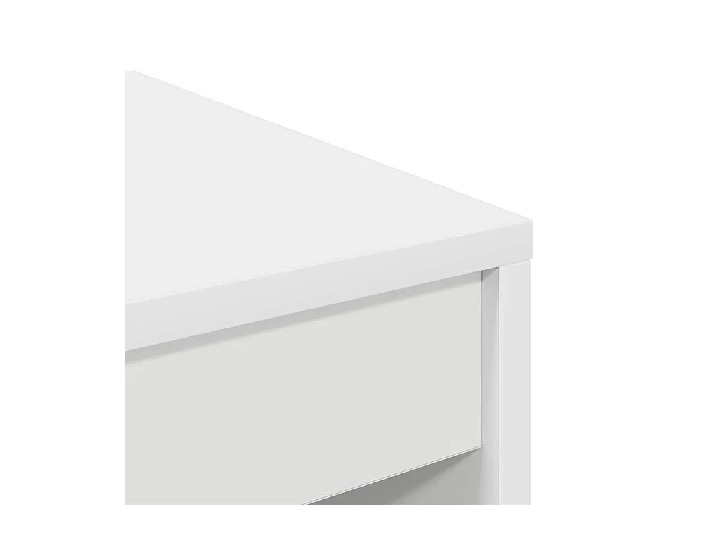 Bureau Blanc 60 x 40 x 76 cm Bois d'ingénierie