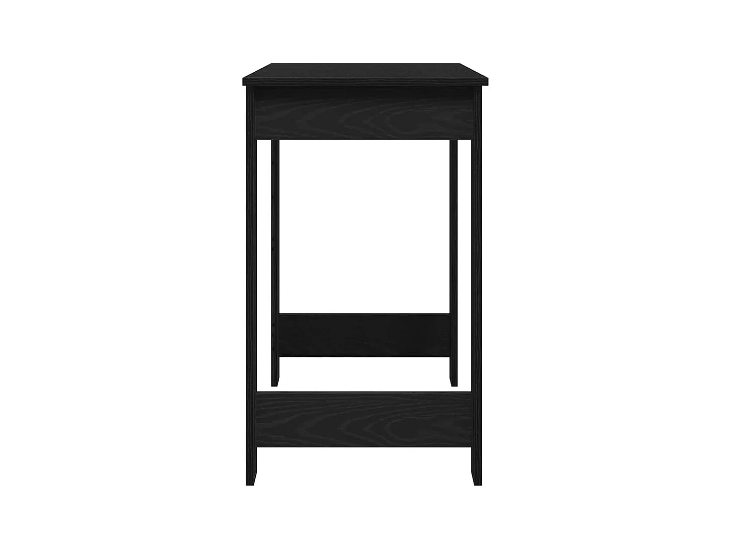 Bureau noir 100x45x75 cm bois d'ingénierie