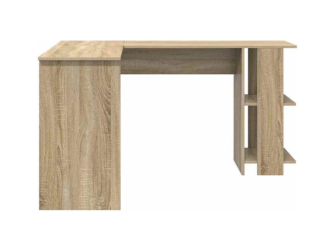 Bureau d'angle avec rangement Chêne sonoma 140 x 113.5 x 75 cm