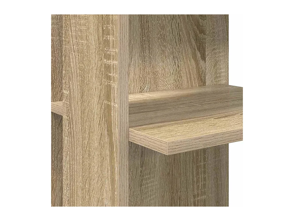 Bureau d'angle avec rangement Chêne sonoma 140 x 113.5 x 75 cm