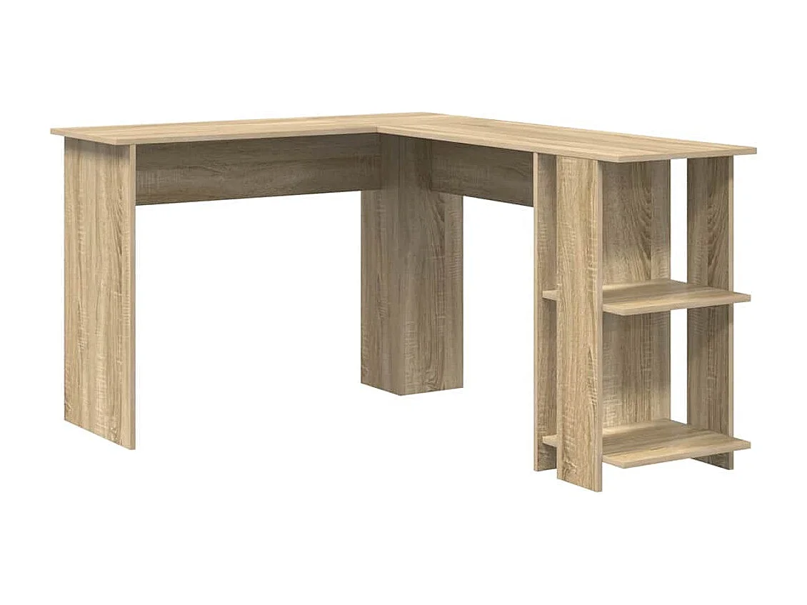 Bureau d'angle avec rangement Chêne sonoma 140 x 113.5 x 75 cm