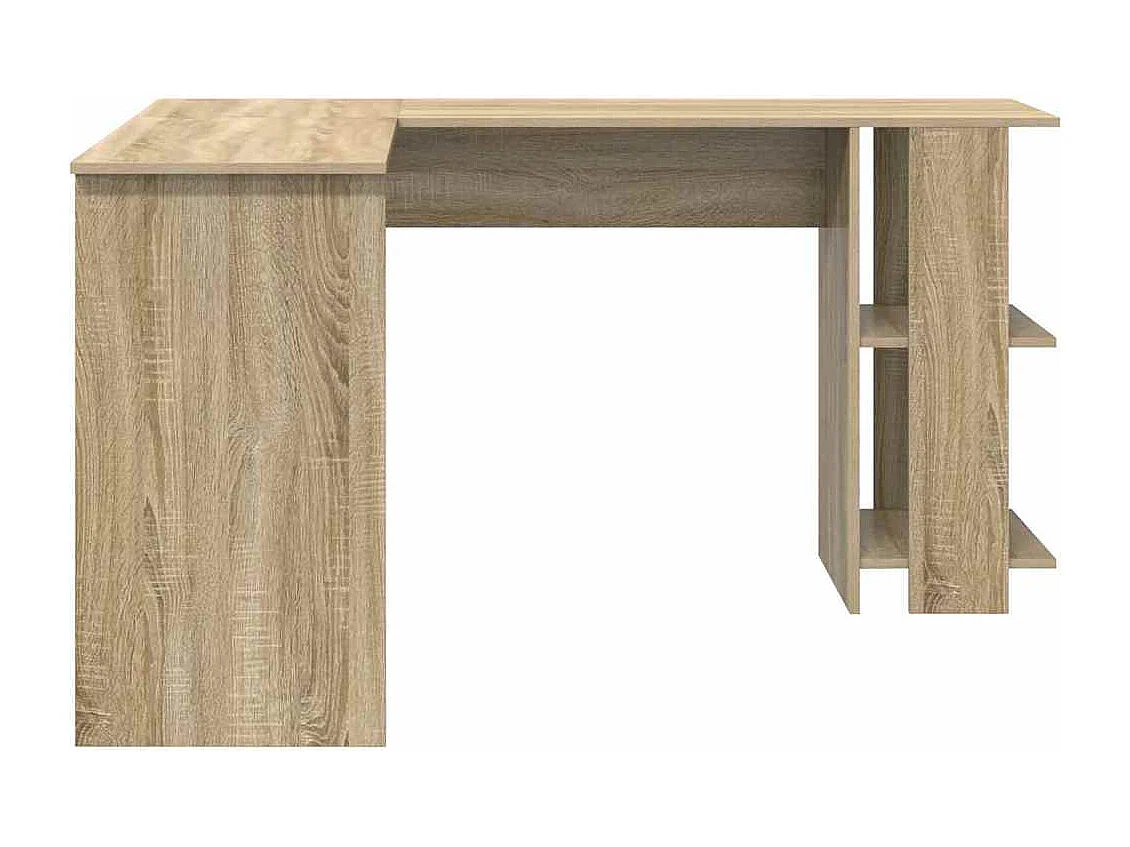 Bureau d'angle avec rangement Chêne sonoma 140 x 113.5 x 75 cm