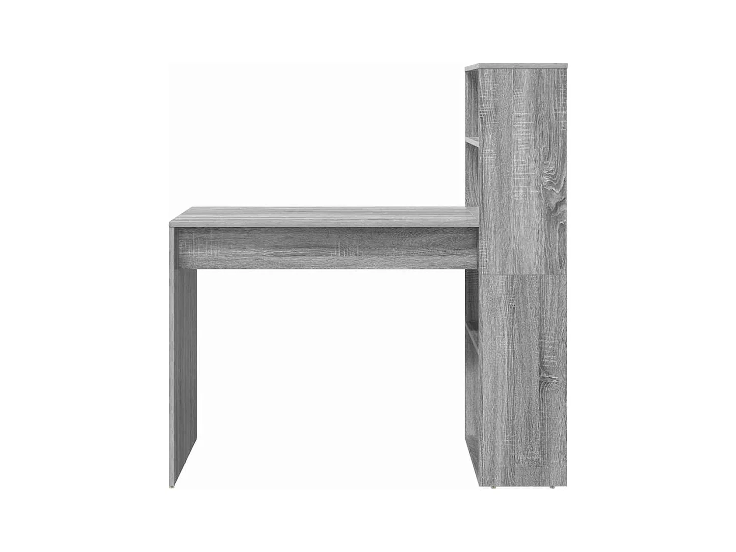 Bureau Sonoma gris 113 x 54 x 120 cm Bois d'ingénierie