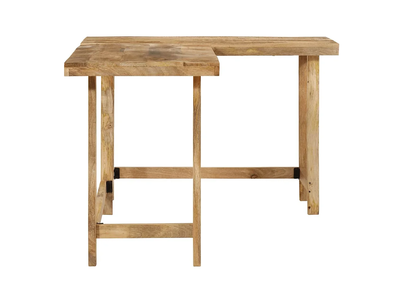 Bureau 165x110x75 cm bois massif de manguier