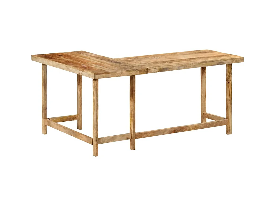 Bureau 165x110x75 cm bois massif de manguier