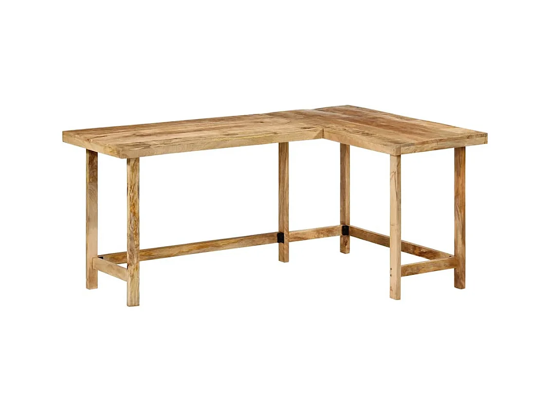 Escritorio madera maciza mango 165x110x75 cm