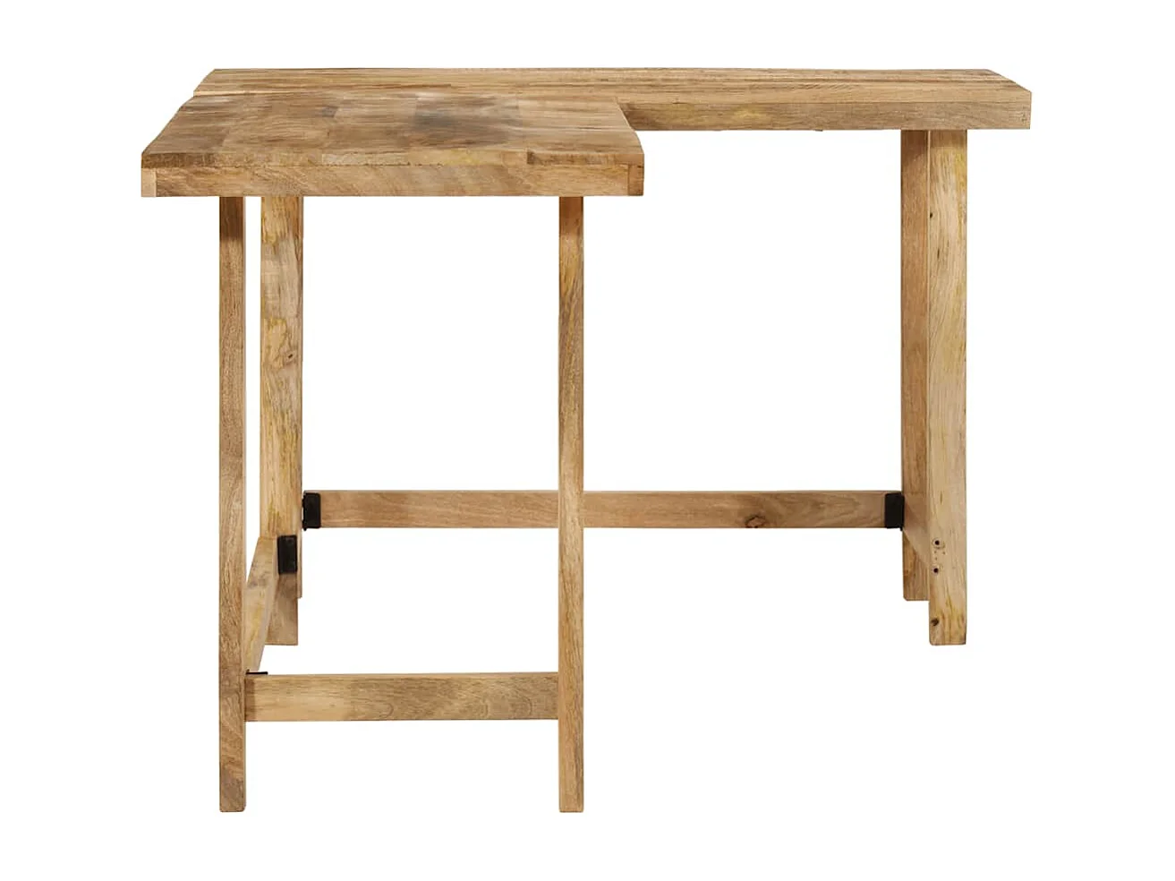 Bureau 165x110x75 cm bois massif de manguier