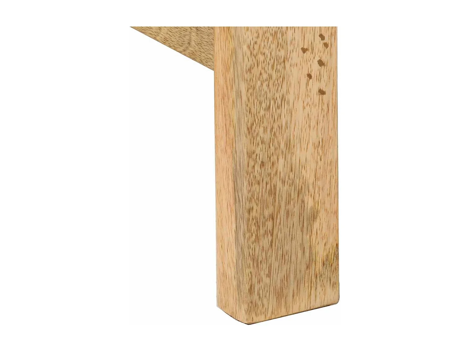 Bureau 165x110x75 cm bois massif de manguier