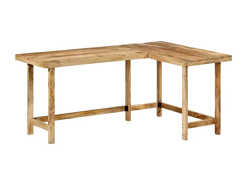 Bureau 165x110x75 cm bois massif de manguier