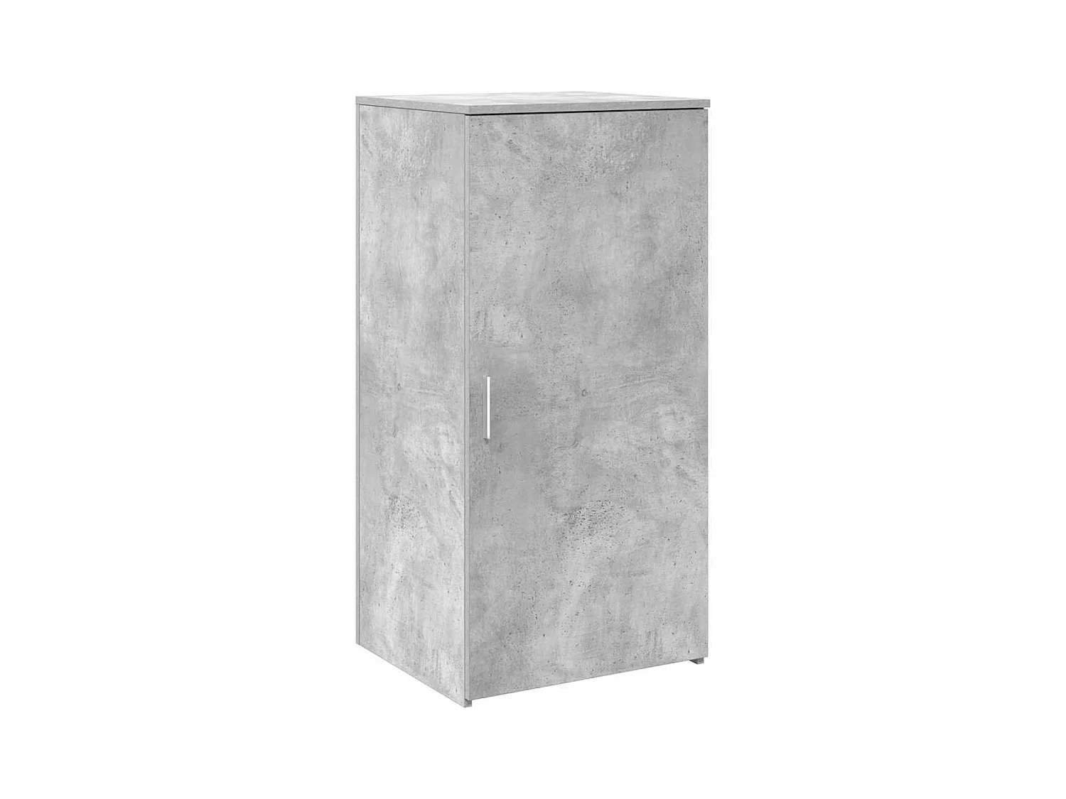 Bureau de réception gris béton 155x50x103,5cm bois d'ingénierie