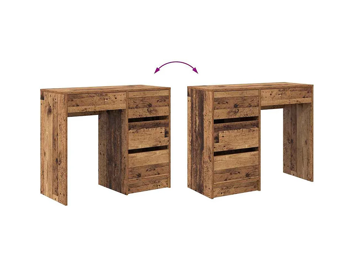 Bureau Bois ancien 90 x 37,5 x 75 cm Bois d'ingénierie