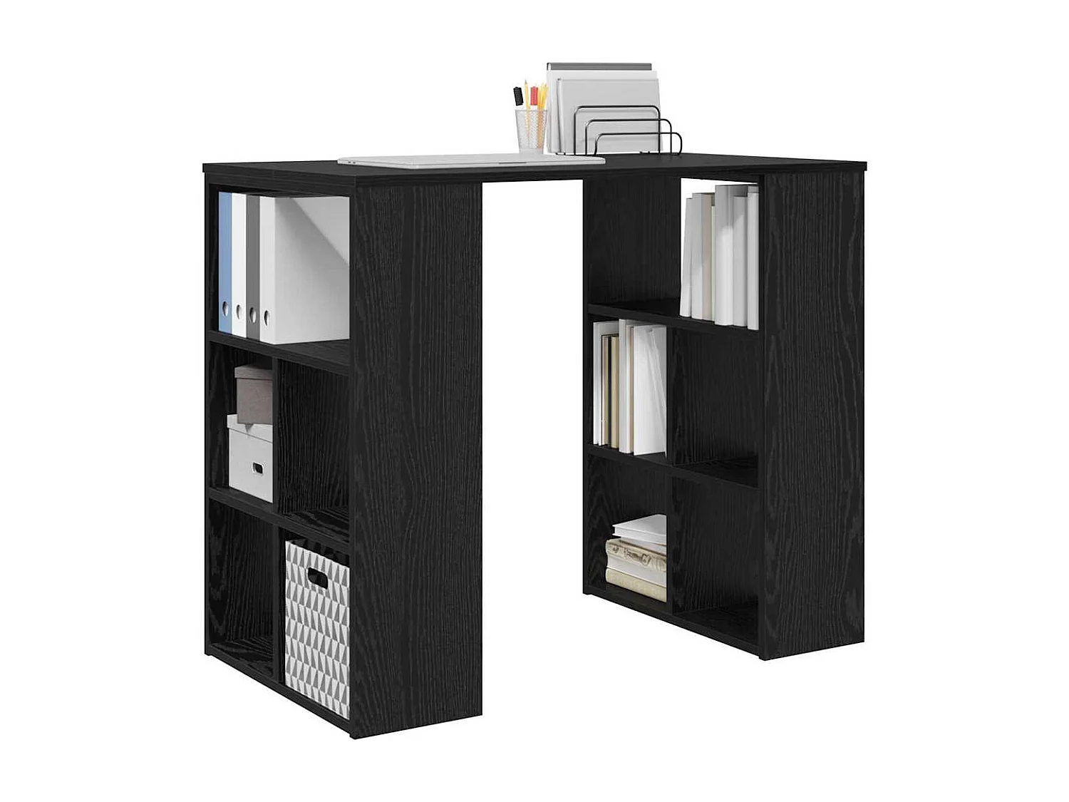 Bureau Chêne noir 90 x 50 x 75 cm Bois d'ingénierie