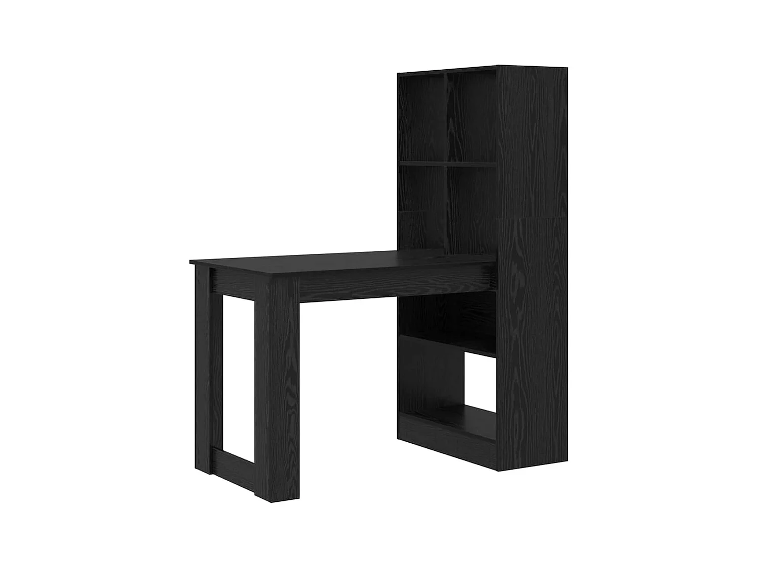 Bureau Chêne noir 122 x 67 x 145 cm Bois d'ingénierie