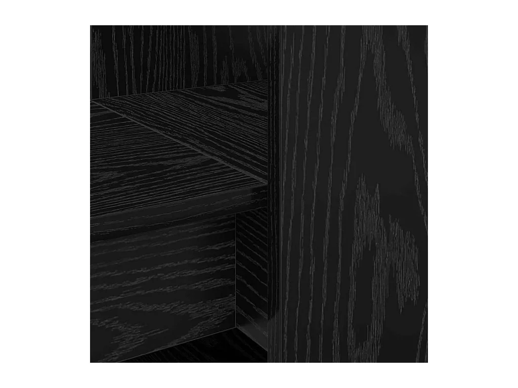 Bureau Chêne noir 122 x 67 x 145 cm Bois d'ingénierie