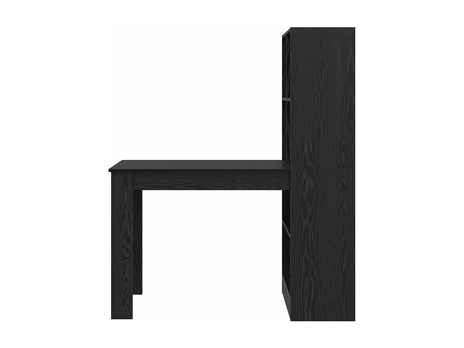 Bureau Chêne noir 122 x 67 x 145 cm Bois d'ingénierie