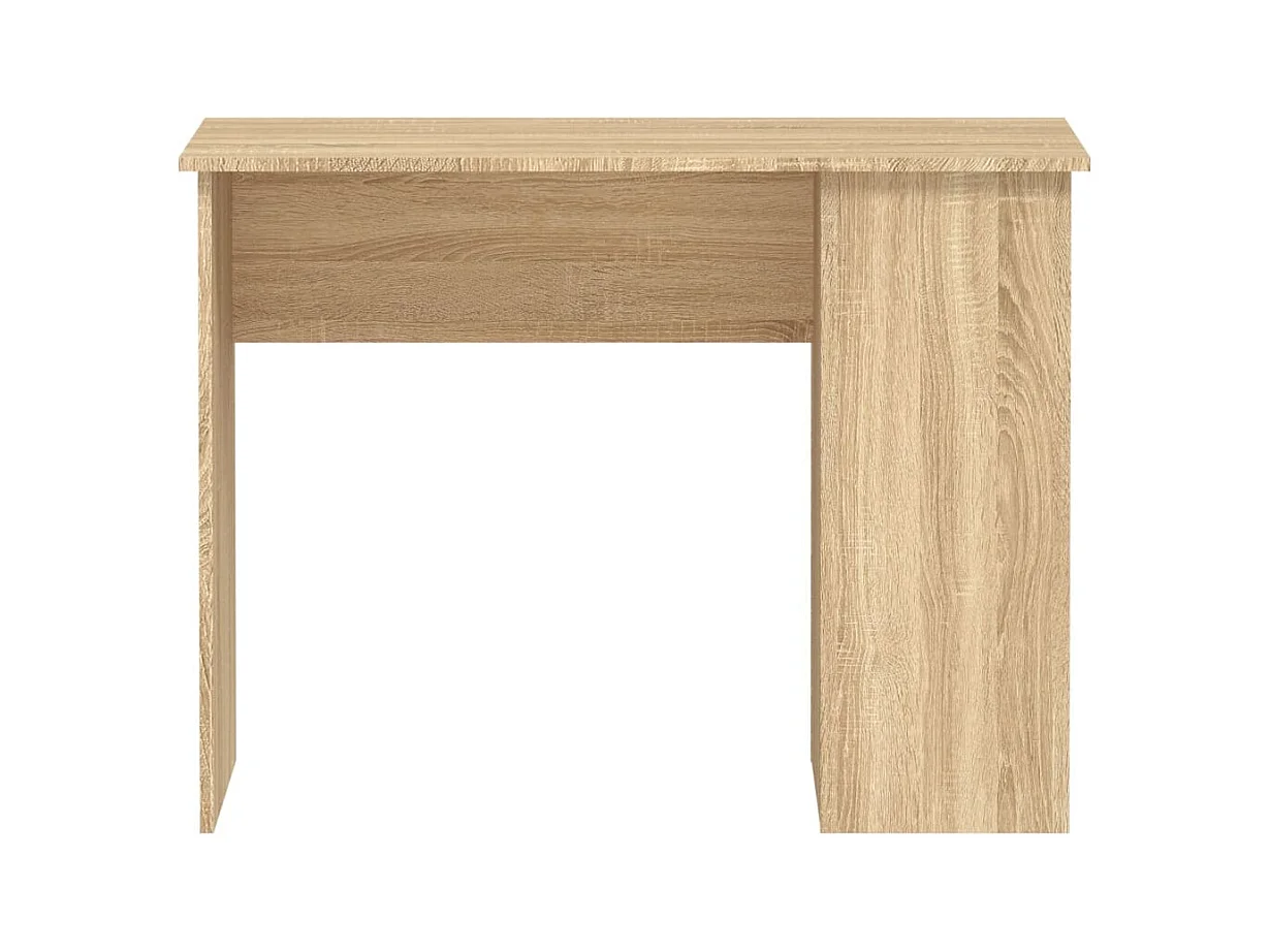 Bureau chêne sonoma 100x55x75 cm bois d'ingénierie
