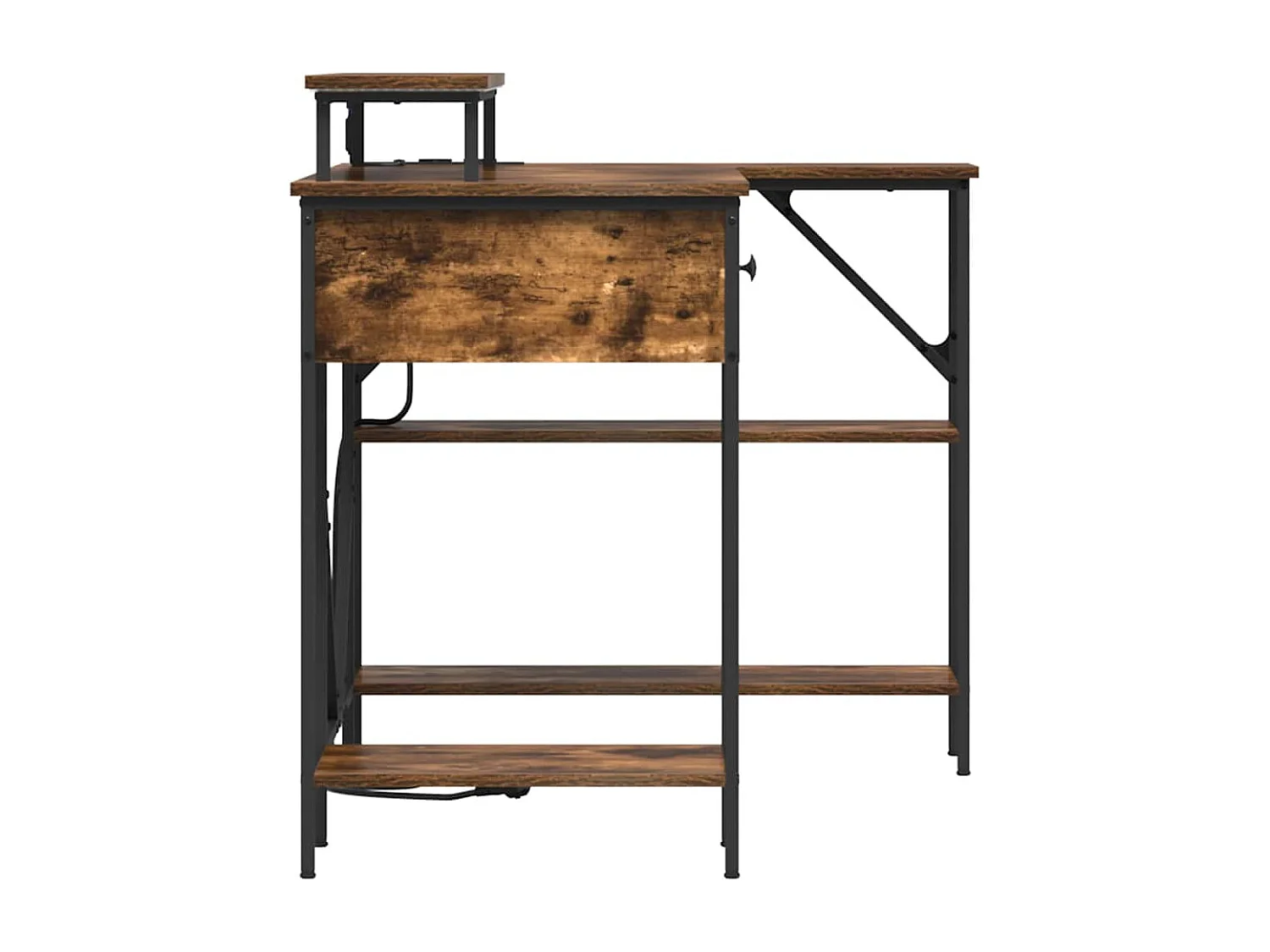 Bureau Chêne fumé 120 x 79 x 86.5 cm Bois d'ingénierie