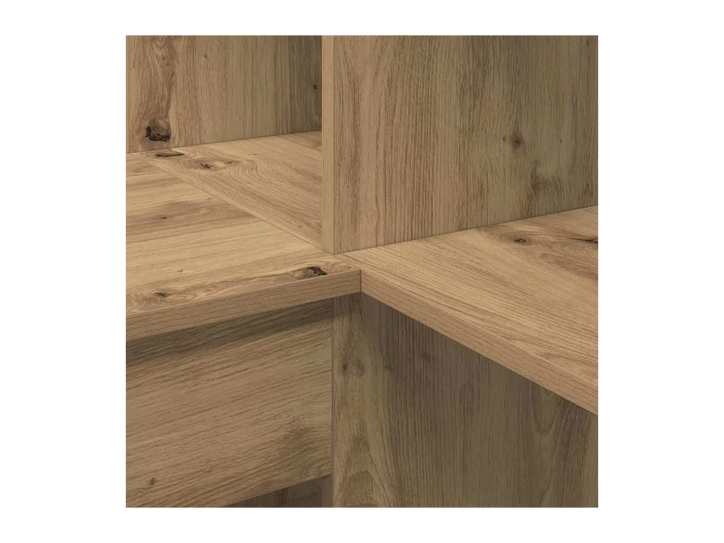 Bureau d'angle chêne artisanal 101.5 x 149.5 x 149.5 cm