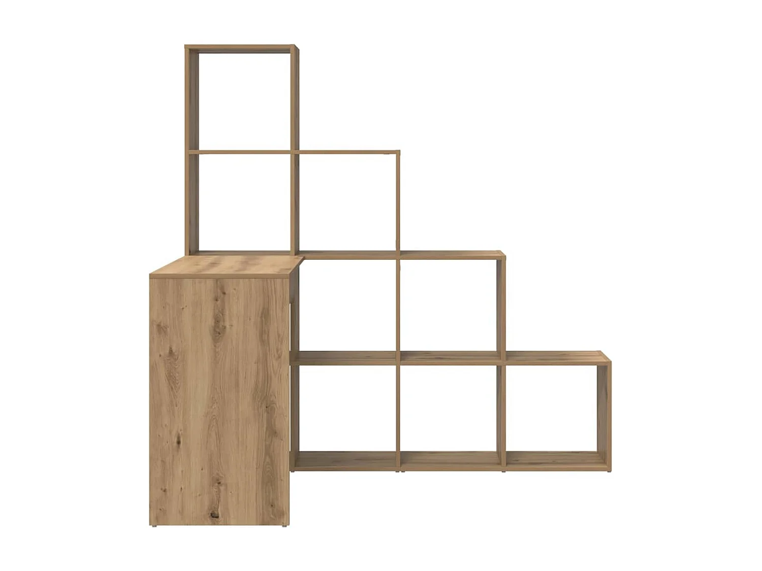 Bureau d'angle chêne artisanal 101.5 x 149.5 x 149.5 cm