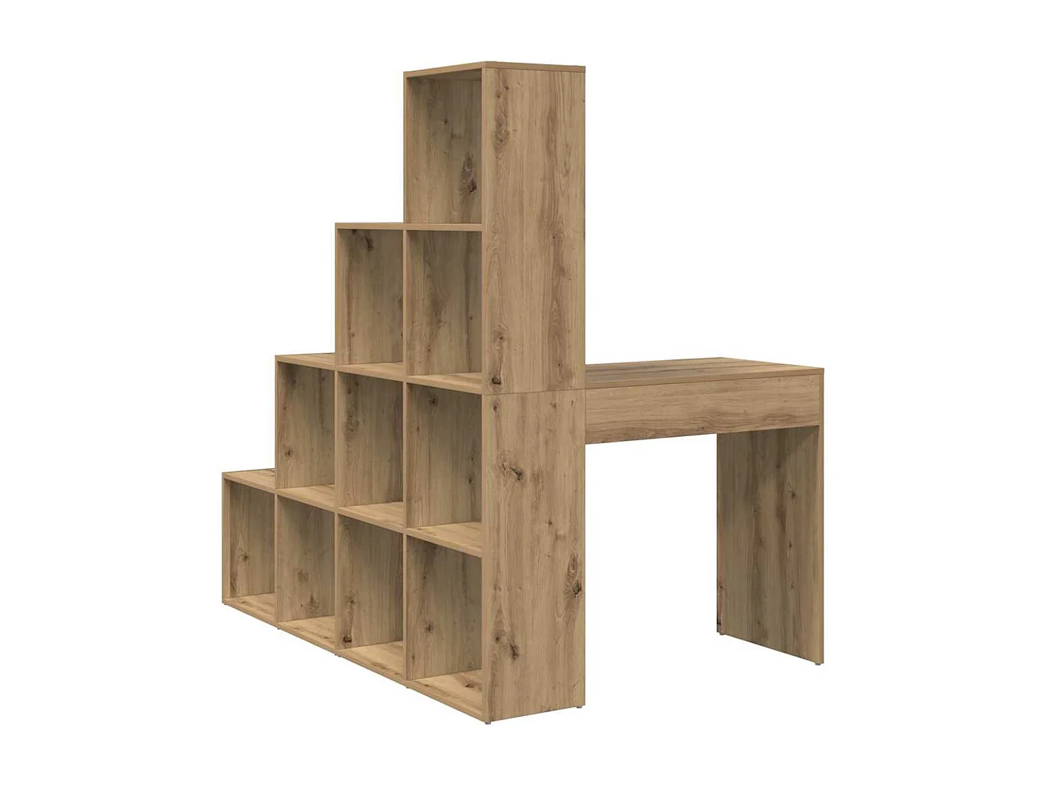 Bureau d'angle chêne artisanal 101.5 x 149.5 x 149.5 cm