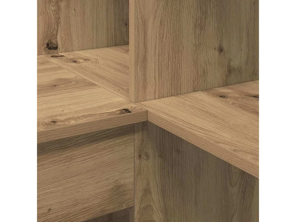 Bureau d'angle chêne artisanal 101.5 x 149.5 x 149.5 cm