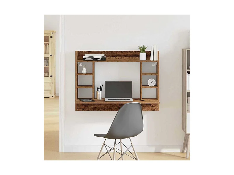 Escritorio Montado en la Pared Madera vieja 105 x 48 x 75 cm