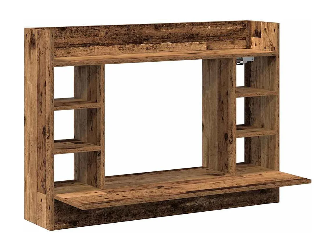 Bureau mural Bois ancien 105 x 48 x 75 cm Bois d'ingénierie