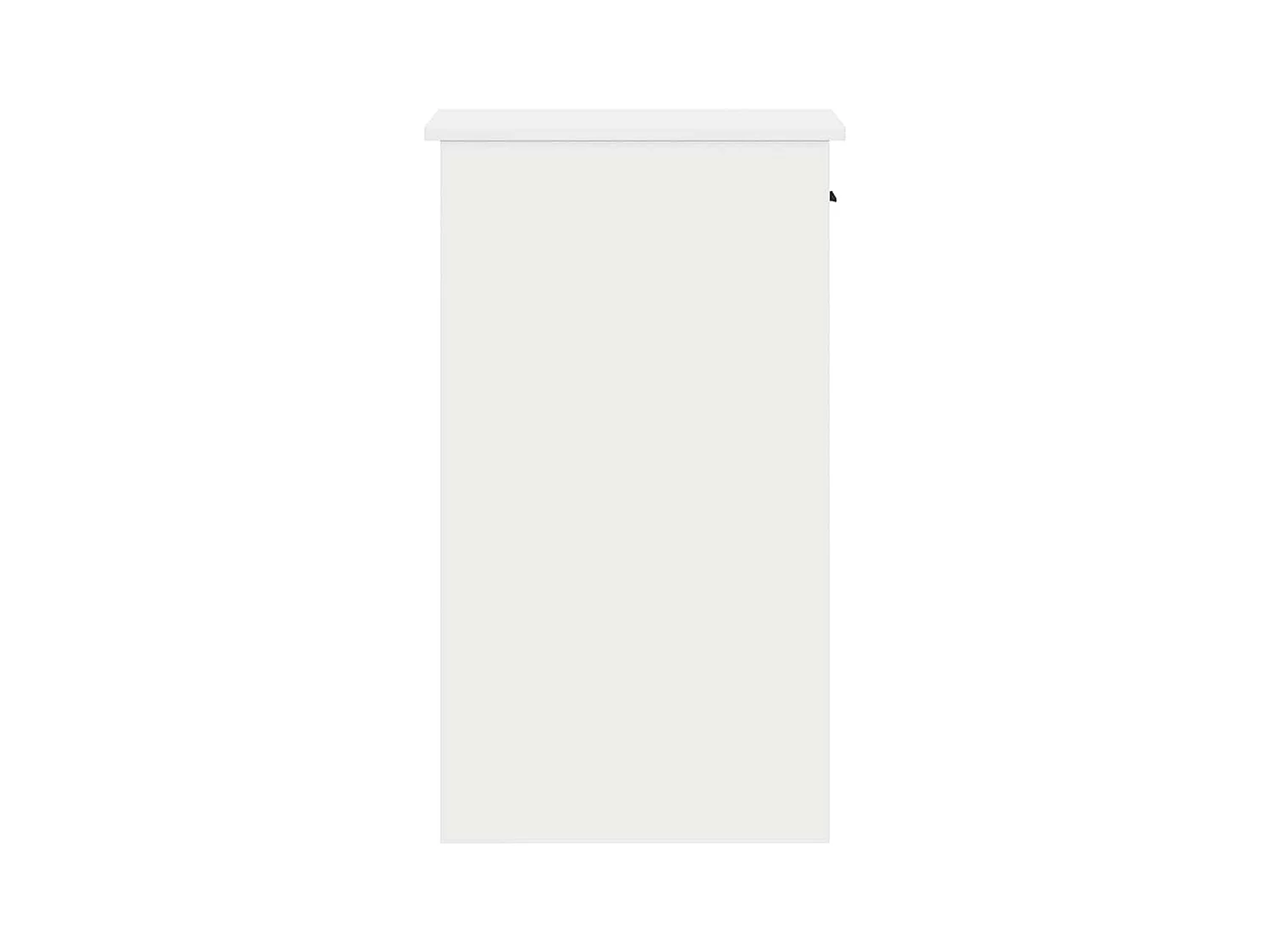 Support de tour d'ordinateur avec tiroir blanc 35x45x77 cm