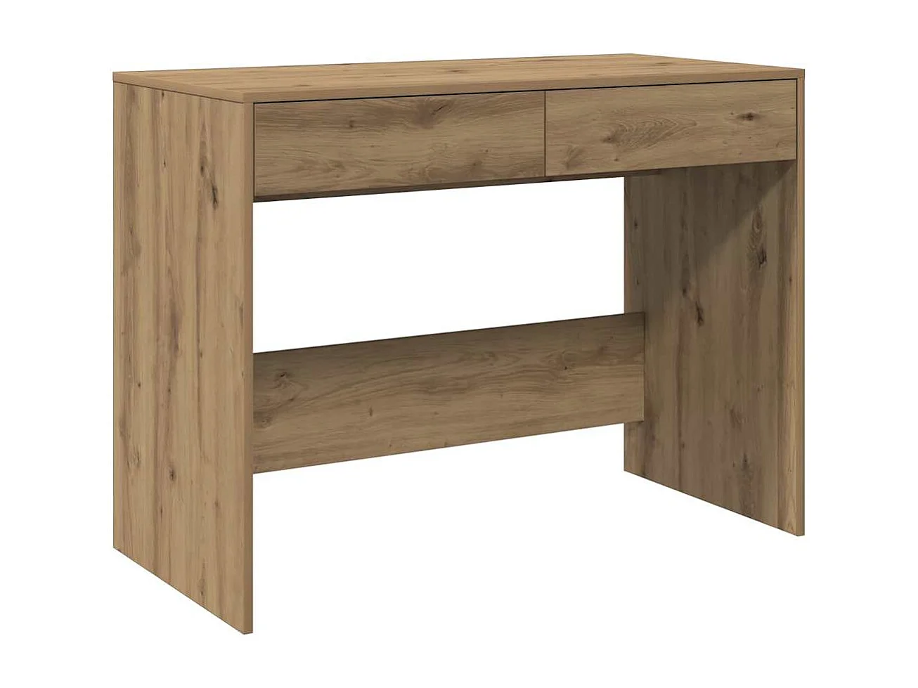 Escritorio de madera de ingeniería roble artisan 101x50x76,5 cm