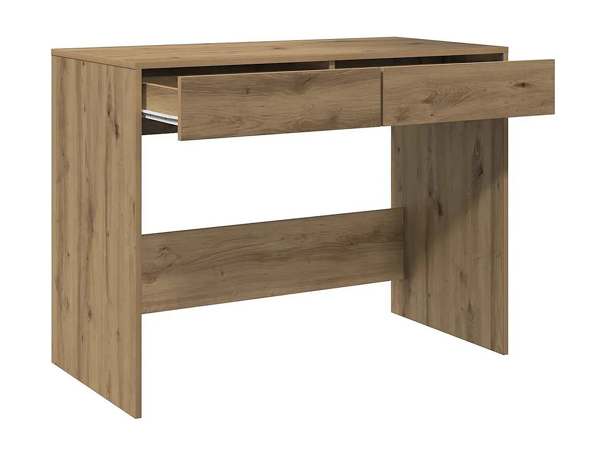 Escritorio de madera de ingeniería roble artisan 101x50x76,5 cm