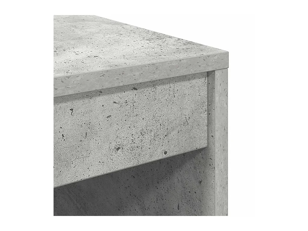 Bureau Gris béton 70 x 50 x 76 cm Bois d'ingénierie