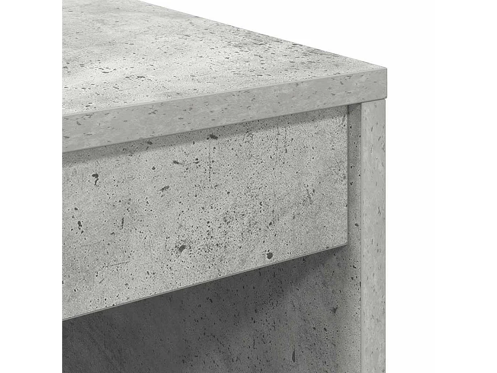 Bureau Gris béton 70 x 50 x 76 cm Bois d'ingénierie