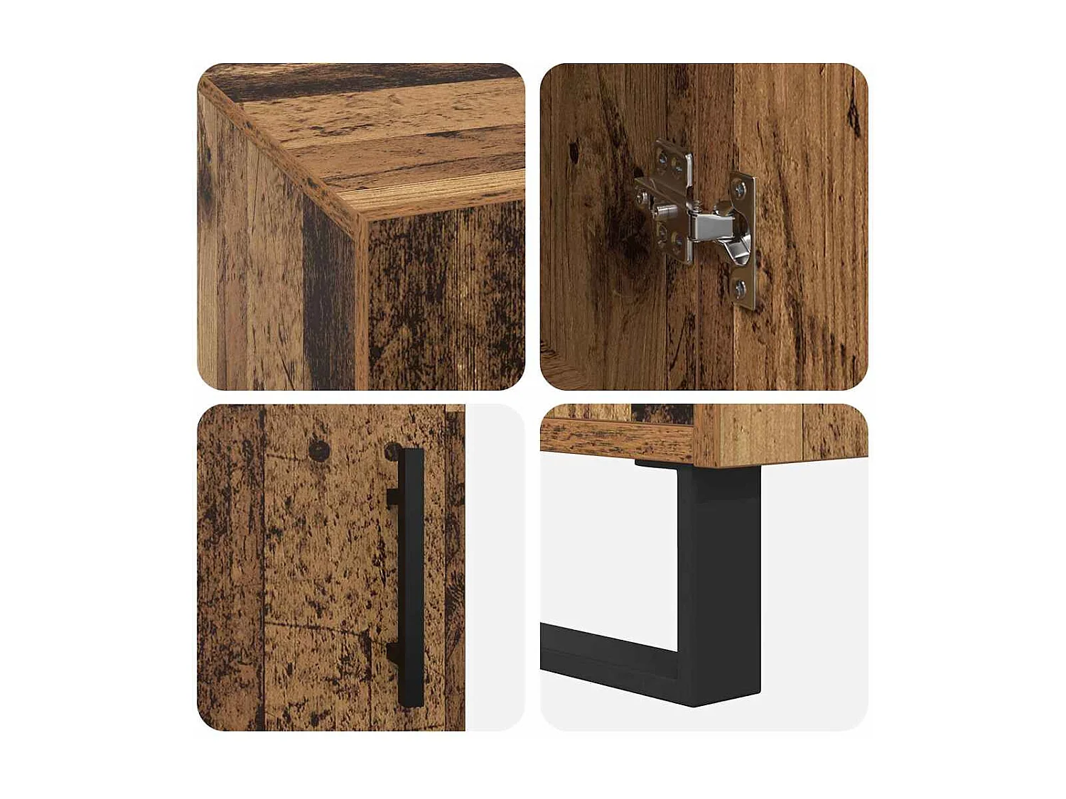 Bureau Bois ancien 140 x 50 x 75 cm Bois d'ingénierie