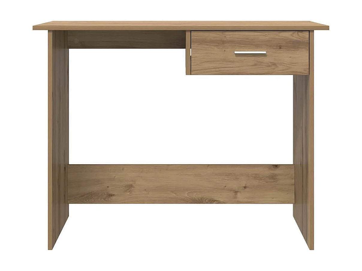 Bureau chêne artisanal 100 x 50 x 76 cm Bois d'ingénierie