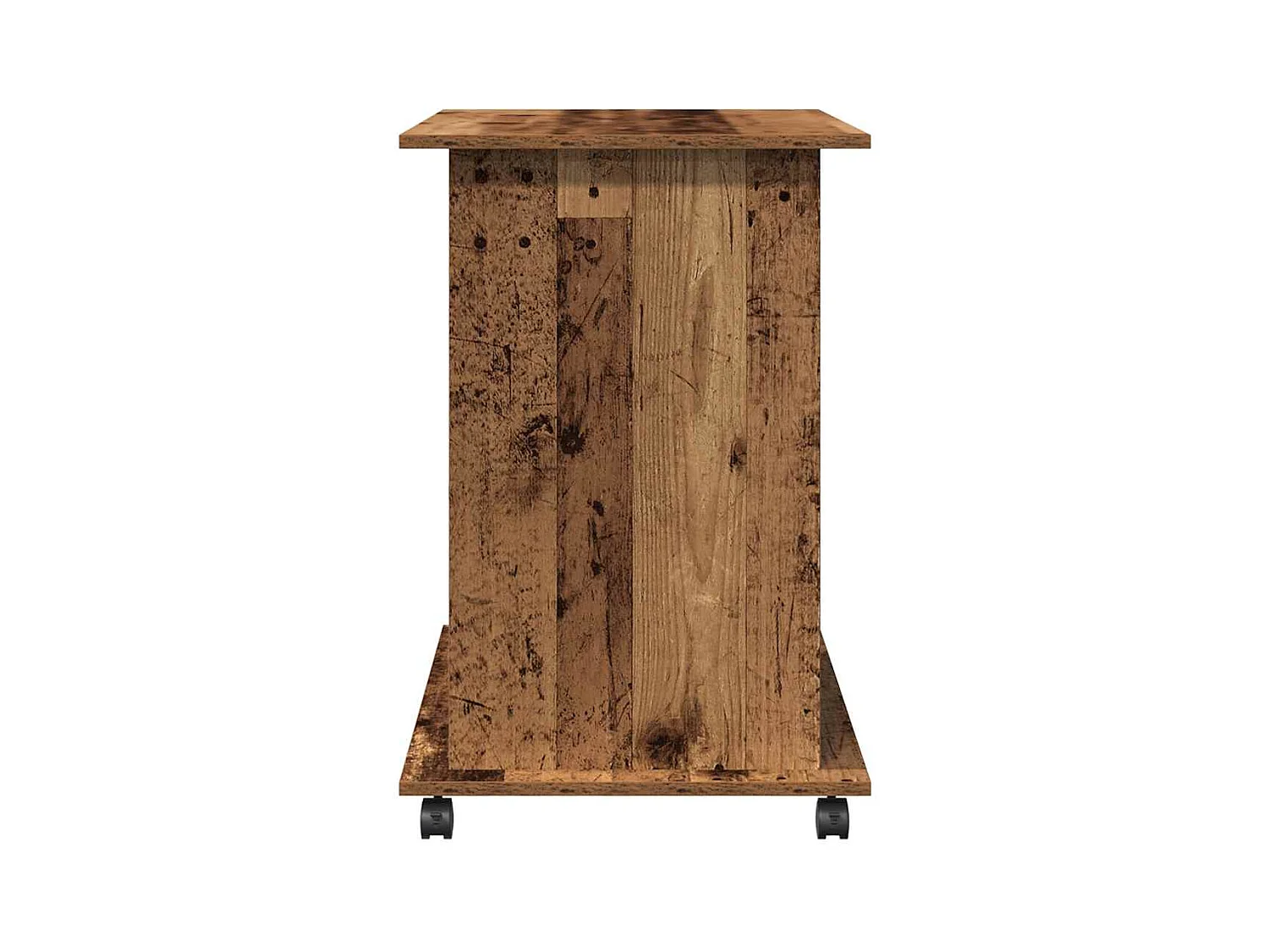 Bureau d'ordinateur vieux bois 80x50x75 cm bois d'ingénierie