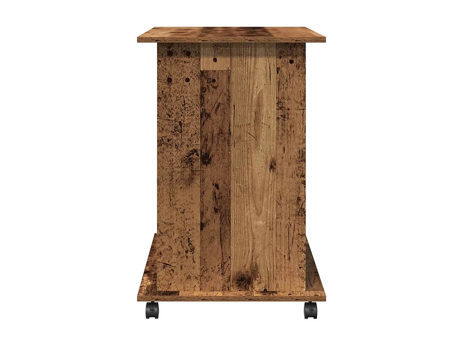 Bureau d'ordinateur vieux bois 80x50x75 cm bois d'ingénierie