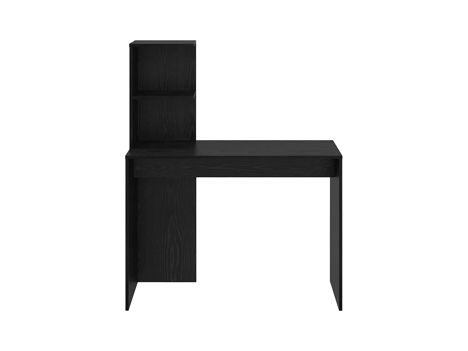 Bureau Chêne noir 102 x 50 x 124 cm Bois d'ingénierie