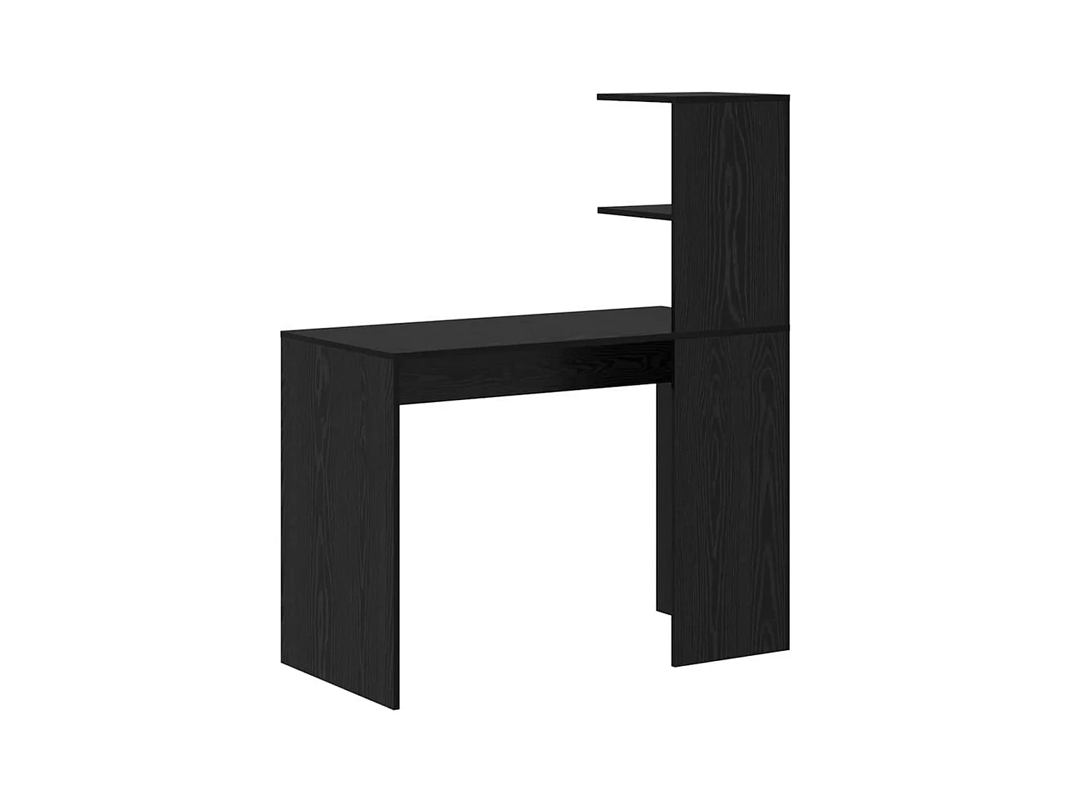 Bureau Chêne noir 102 x 50 x 124 cm Bois d'ingénierie