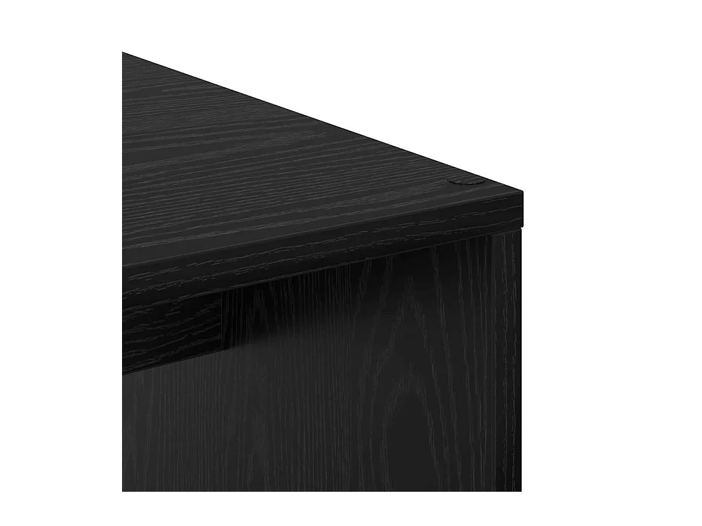 Bureau Chêne noir 102 x 50 x 124 cm Bois d'ingénierie