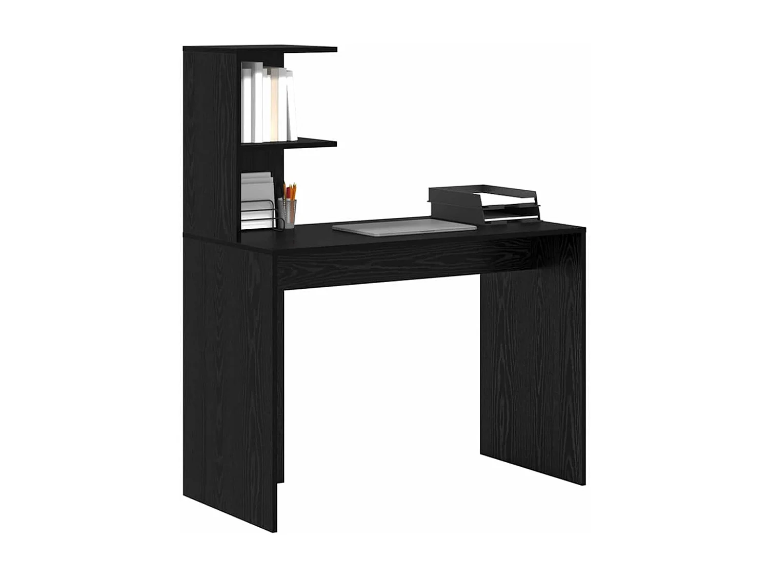 Bureau Chêne noir 102 x 50 x 124 cm Bois d'ingénierie