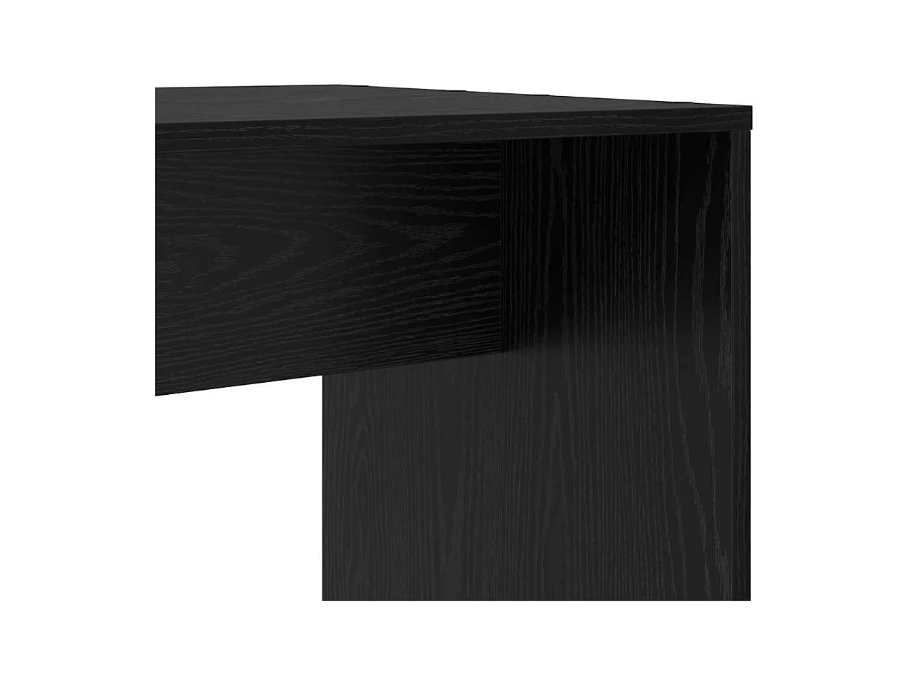 Bureau Chêne noir 138.5 x 55 x 143 cm Bois d'ingénierie