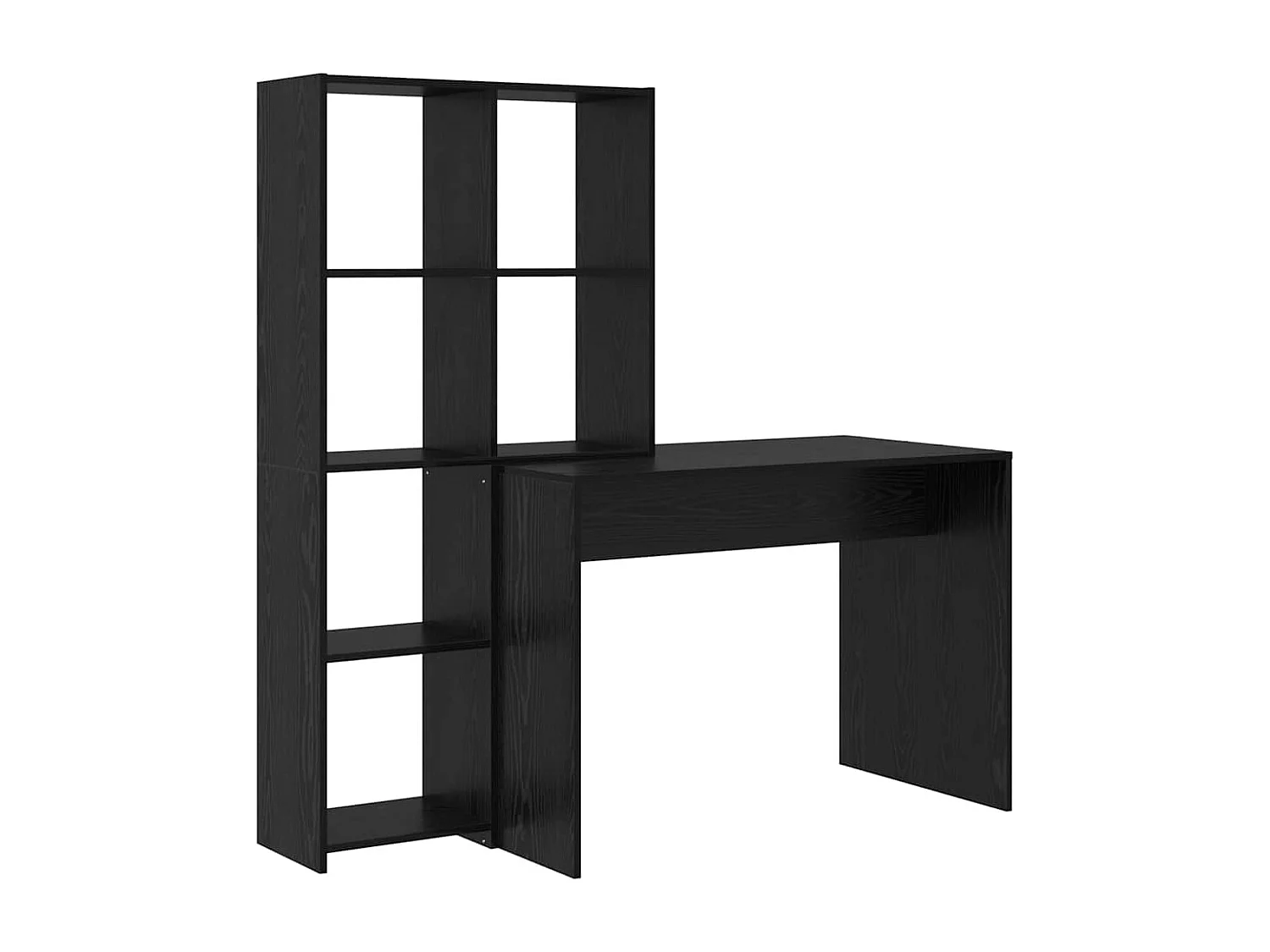 Bureau Chêne noir 138.5 x 55 x 143 cm Bois d'ingénierie